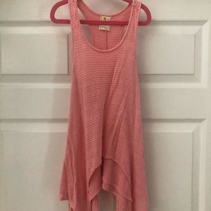 KIDDO GIRLS RACERBACK TANK PEACH SZ S 👱‍♀️⭐️